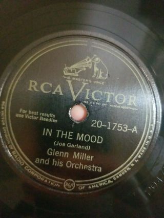 78rpm Rca Victor 20 - 1753 Glenn Miller - In The Mood - Sunrise Serenade - 1946