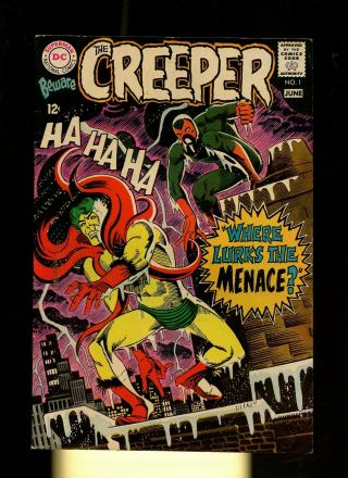 Beware The Creeper 1 Fn,  6.  5 (of 6) 1 Book Dc 1968 - 69 Jack Ryder Ditko