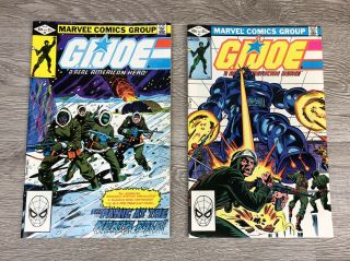 Vintage Gi Joe – A Real American Hero (1982,  Marvel Comics) Issue 2 & 3 (1289)