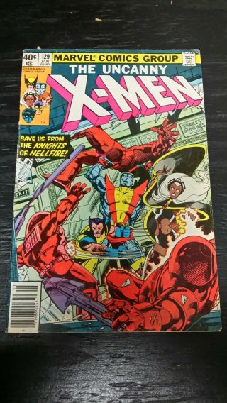 1980 Marvel Uncanny X - Men 129 Newsstand Fn,  1st App Kitty Pryde,  White Queen