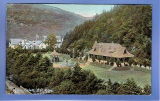 Old Vintage 1909 Postcard Glen Helen Isle Of Man