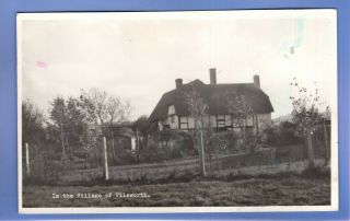 Old Vintage Rp Postcard In The Village Of Tilsworth Bedfordshire