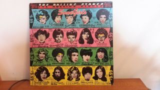 Vintage 1978 The Rolling Stones Some Girls Vinyl Uncensored Sleeve