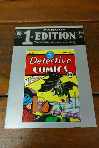 1975 Dc Famous 1st Edition C - 28 Detective Comics 27 Batman Vf,  /nm