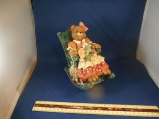 Momma Teddy Bear In Rocking Chair " You Are The Sunshine Of My Life " Music Box