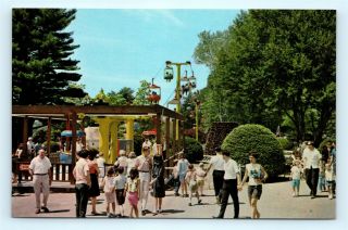 Postcard Nh Salem Canobie Lake Amusement Park Sky Gondola Ride Vintage I17
