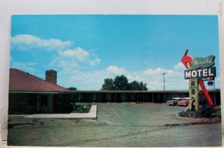 Washington Wa Moses Lake Maples Motel Postcard Old Vintage Card View Standard Pc