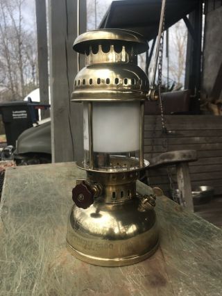 Vintage Optimus 1200 Brass Kerosene Lantern