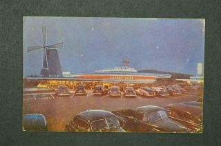Vintage Postcard 1940s Cars Van De Kamp 