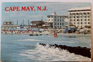 Jersey Nj Cape May Postcard Old Vintage Card View Standard Souvenir Postal