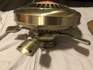Vintage Casablanca Montclair Antique Brass Ceiling Fan 3344T 2
