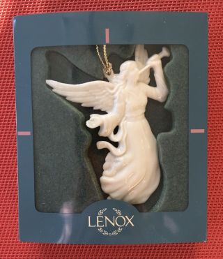 Lenox Porcelain Renaissance Angel Ornament - Angel W/trumpet