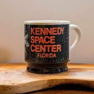 Vintage Space Shuttle Kennedy Space Center Florida Coffee Mug Cup Souvenir
