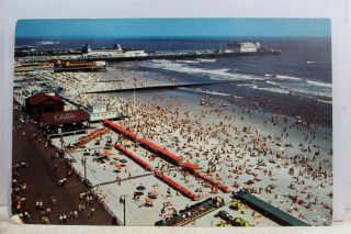 Jersey Nj Atlantic City Beach Bathers Postcard Old Vintage Card View Post Pc