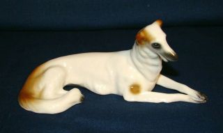 Sitzendorf German China Borzoi Wolfhound Dog Figurine