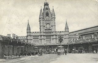 Bristol Temple Meads Railway Station 1911 Vintage Postcard 9.  9