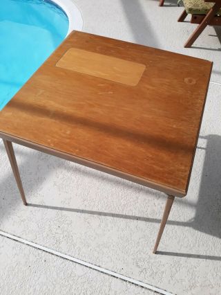 Vintage Singer 301 Blond Fold Up Sewing Table
