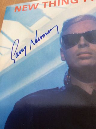 Gary Numan - Thing From London Town - HAND SIGNED - Unique Vinyl 12” Record 2