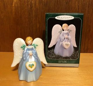 Hallmark Keepsake Victorian Angel Tree Topper Ornament 1998 Miniature
