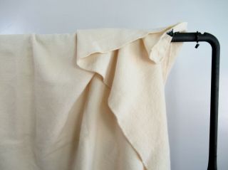 Vintage Ralph Lauren 100 Wool Camp Throw Blanket Off - White / Ivory USA 66 