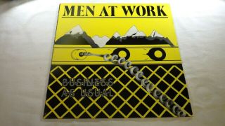 Men At Work,  Business As Usual,  Vinyl Lp,  Epc 85669,  Uk 1st Press Ex,  / Near