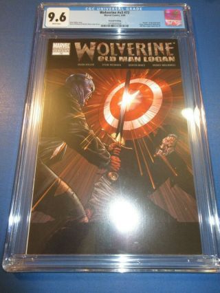 Wolverine 72 2nd Print Variant Old Man Logan Cgc 9.  6 Nm,  Gorgeous Gem Wow