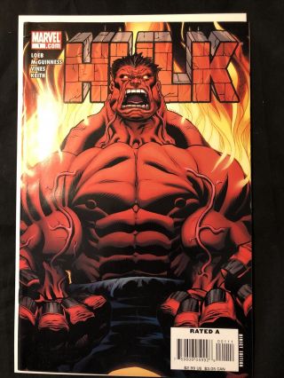 Hulk 1 (mar 2008,  Marvel) First Appearance Of Red Hulk