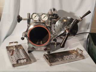 Vintage Pelton Crane Sterilizer / Autoclave,  FL2,  for Doctors Medical Utensils 2
