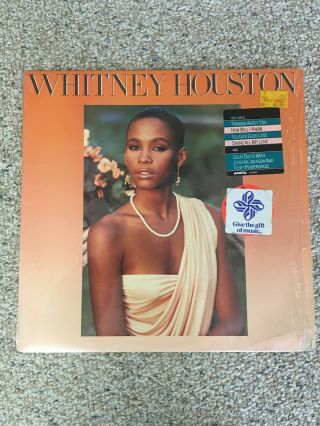 Whitney Houston.  Debut Album (arista 1985) Shrink Wrap Covered
