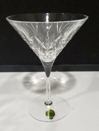 SET OF 4 Vintage Waterford Irish Crystal Martini Glasses with tags 2