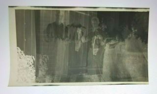 Vintage Abstract Photo Negative Film Double Exposure Men With Fish Catch