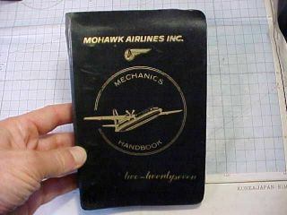 Vintage 1960s Mohawk Airlines Fh - 227 Mechanics Handbook