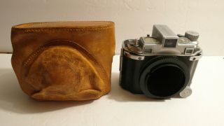 Rare Vintage Antique Kodak Medalist 620 Film Camera Body & Leather Case
