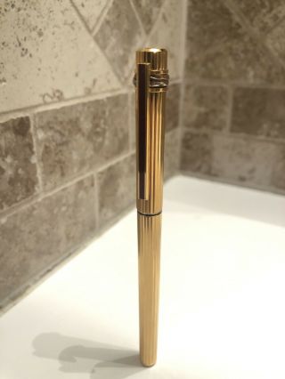 Vintage Must De Cartier Trinity Fountain Pen 18k Gold Nib