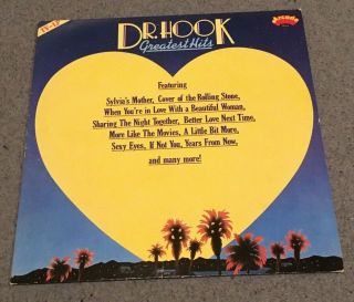Dr Hook - Greatest Hits (1980) Vinyl Lp (adeh 70) Pop Rock Classic Rock