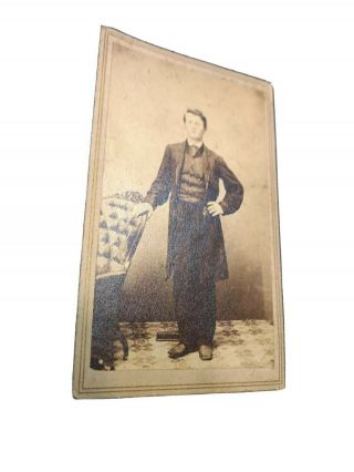 1864 Civil War Cdv Of Young Romeo,  Michigan Man
