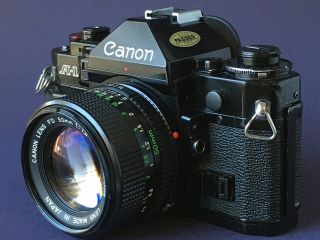 Vintage 1982 Canon A - 1 Camera With Desirable Fd 50mm F/1.  4 Lens -