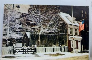 Pennsylvania Pa Philadelphia Betsy Ross House Postcard Old Vintage Card View Pc