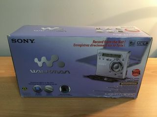 Sony Mz - R700pc Minidisc Walkman Player / Recorder Vintage Md