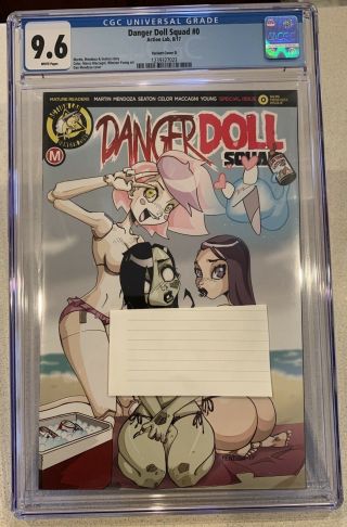 Danger Doll Squad 0 Cgc 9.  6 Cover D Dan Mendoza Risque Variant