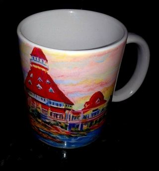 1998 Hotel Del Coronado Coffee Mug - Chicago Title - Painting,  Vintage,  Rare