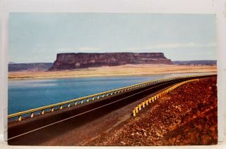 Washington Wa Grand Coulee Steamboat Rock Columbia Basin Postcard Old Vintage Pc