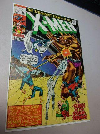 X - Men 65 Vf Professor X Returns Havok & Polaris Appearances Neal Adams Art