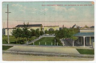 Old Orchard Beach,  Me,  Entrance To Sea Side Park