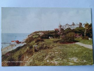 Totland Bay,  Isle Of Wight Vintage Postcard