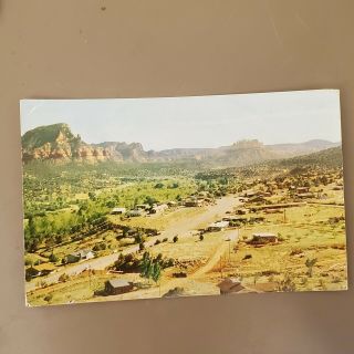 Sedona In The Heart Of Oak Canyon,  Arizona Desert Ranches Vtg Postcard
