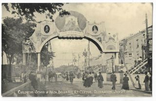 Bristol Childrens Stand & Arch Belgrave Road Clifton Vintage Postcard 9.  9