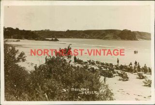 Vintage Postcard St Brelades Jersey C.  1937