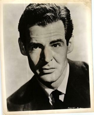 Robert Ryan Portrait In Day Of The Outlaw Synopsis On Back Photo