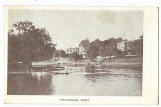 Middlesex Twickenham Ferry 1904 Vintage Postcard 26.  12